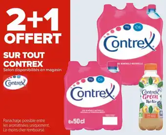 Carrefour Contrex bon plan sur tout contrex offre