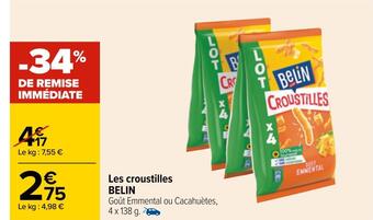 Carrefour Belin les croustilles offre