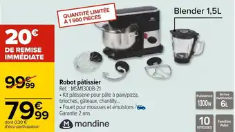 Carrefour Mandine robot pâtissier offre