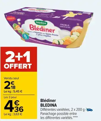Carrefour Bledina blédiner offre