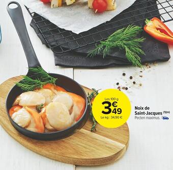 Carrefour Market Noix de saint-jacques offre