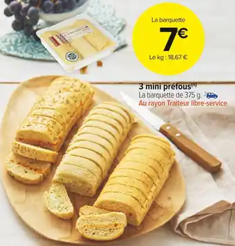 3 mini préfous