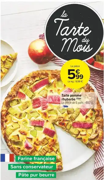 Carrefour Market Tarte pomme offre