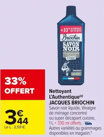 Carrefour Market Jacques briochin nettoyant l’authentique offre