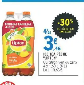 E.Leclerc Ice Tea Pêche "Lipton" offre