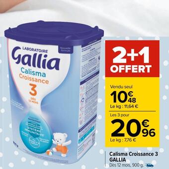 Gallia calisma croissance 3