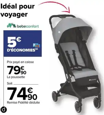 Carrefour Poussette compacte "soko" offre