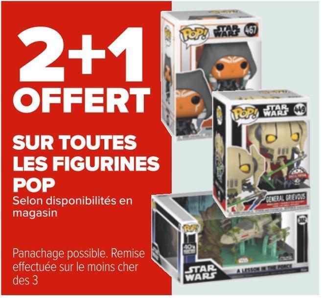 Promo Pop bon plan sur toutes les figurines pop chez Carrefour