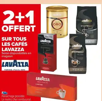 Carrefour Market Lavazza bon plan sur tous les cafés lavazza offre