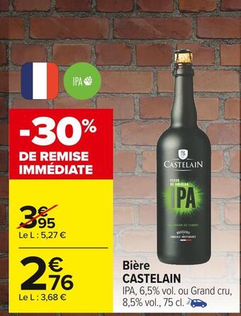 Carrefour Market Brasserie castelain bière offre