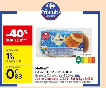 Carrefour Market Carrefour sensation muffins offre