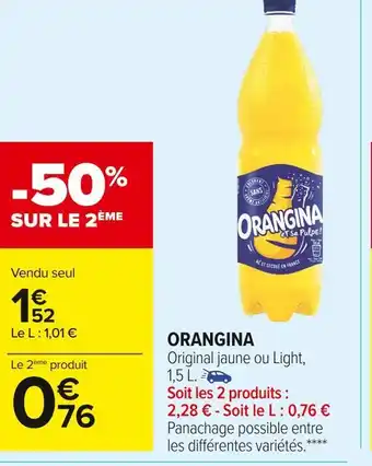 Carrefour Market Orangina orangina offre