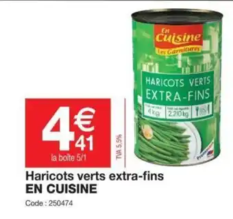 Promocash Haricots verts extra-fins offre