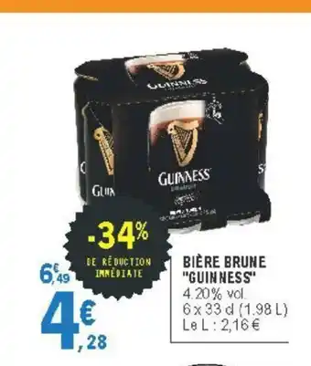 Bière Brune "Guinness"