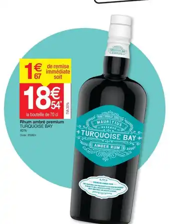 Promocash Rhum ambré premium offre