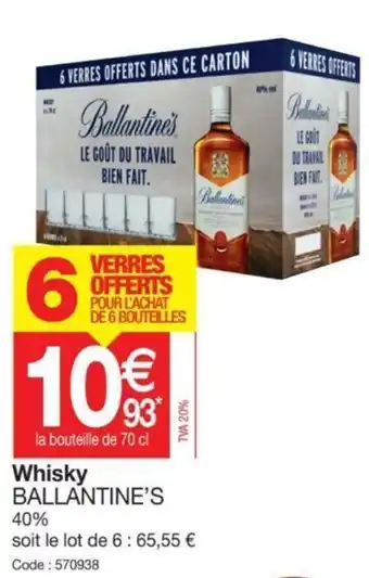 Promocash Whisky offre