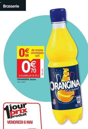 Promocash Orangina Jaune offre
