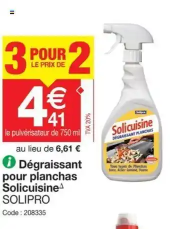 Promocash Dégraissant Pour Planchas offre