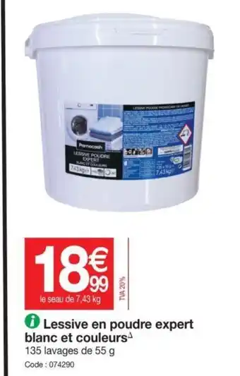 Promocash Lessive En Poudre Expert offre