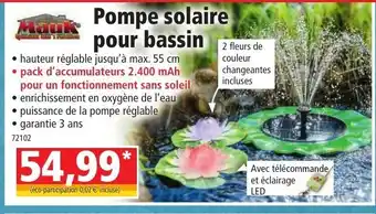 Norma Pompe Solaire offre