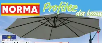 Norma Parasol Déporté En Aluminium offre