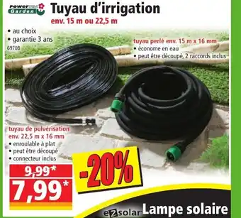 Norma Tuyau d'Irrigation offre