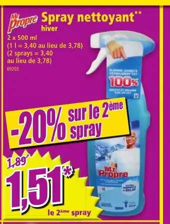Norma Spray Nettoyant offre