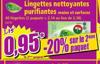 Norma Lingettes Nettoyantes offre