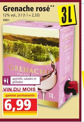 Norma Grenache rosé offre