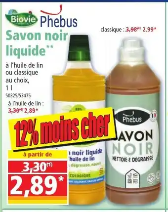 Norma Savon Noir Liquide offre