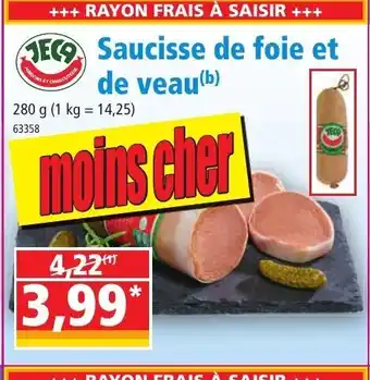Norma Saucisse de foie et de veau offre
