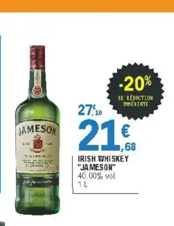 Irish Whiskey "Jameson"