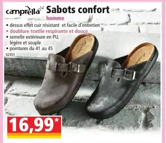 Norma Sabots confort offre