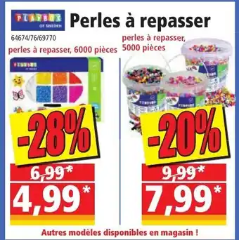 Norma Perles à repasser offre