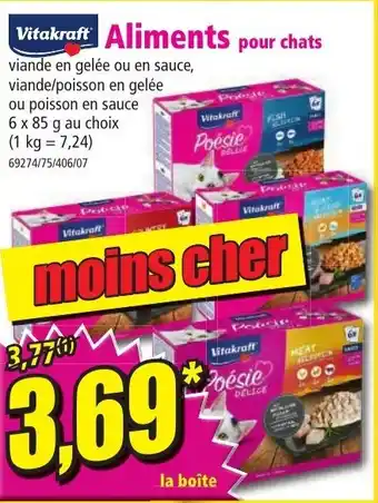 Norma Aliments pour chats offre