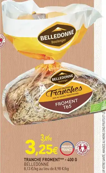 naturéO Belledonne tranche froment offre