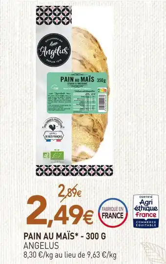 naturéO Angelus pain au maïs offre