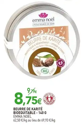 naturéO Emma noël beurre de karité bioequitable offre