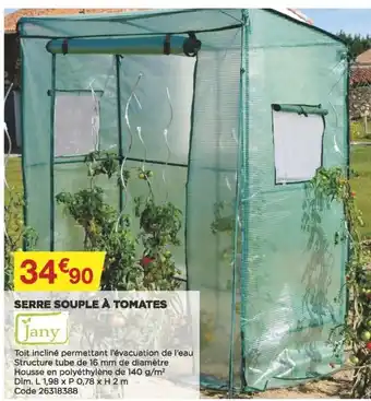 Serre souple à tomates