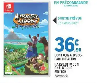 E.Leclerc Harvest Moon One World Switch offre