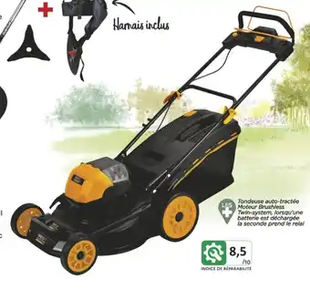 Bricomarché Tondeuse sur batterie 40 V offre