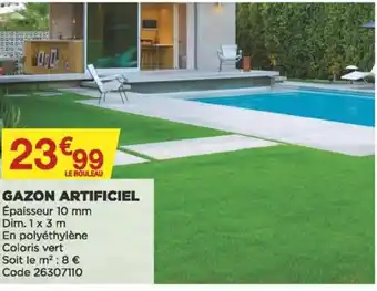 Bricomarché Gazon artificiel offre