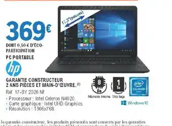 E.Leclerc PC Portable offre