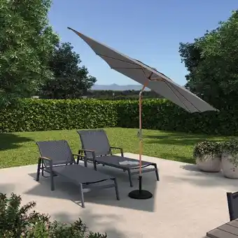 Brico Dépôt Parasol droit rectangulaire "tanna" offre