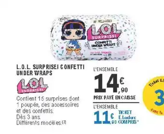 L.O.L Suprise Confette Under Wraps