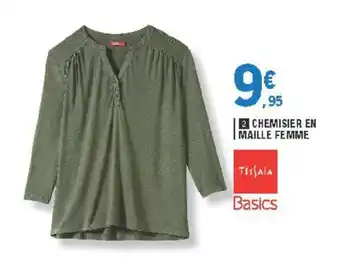 E.Leclerc Chemisier en Maille Femme offre
