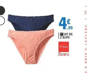 E.Leclerc Lot de 2 Slips offre