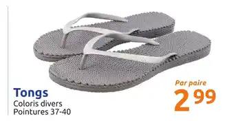 Action Tongs offre