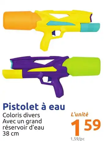 Action Pistolet à eau offre
