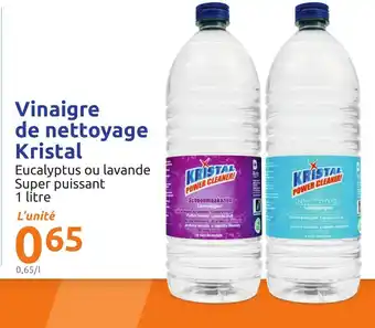 Action Vinaigre de nettoyage kristal offre